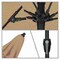 California Umbrella 7.5' Bronze Aluminum Market Patio Umbrella, Sunbrella Heather Beige 194061336311 - alternate 2
